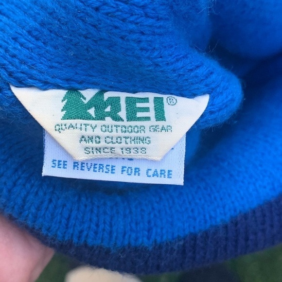 Vintage Gore-Tex REI Knit Fair Isle Hat - Picture 2 of 4
